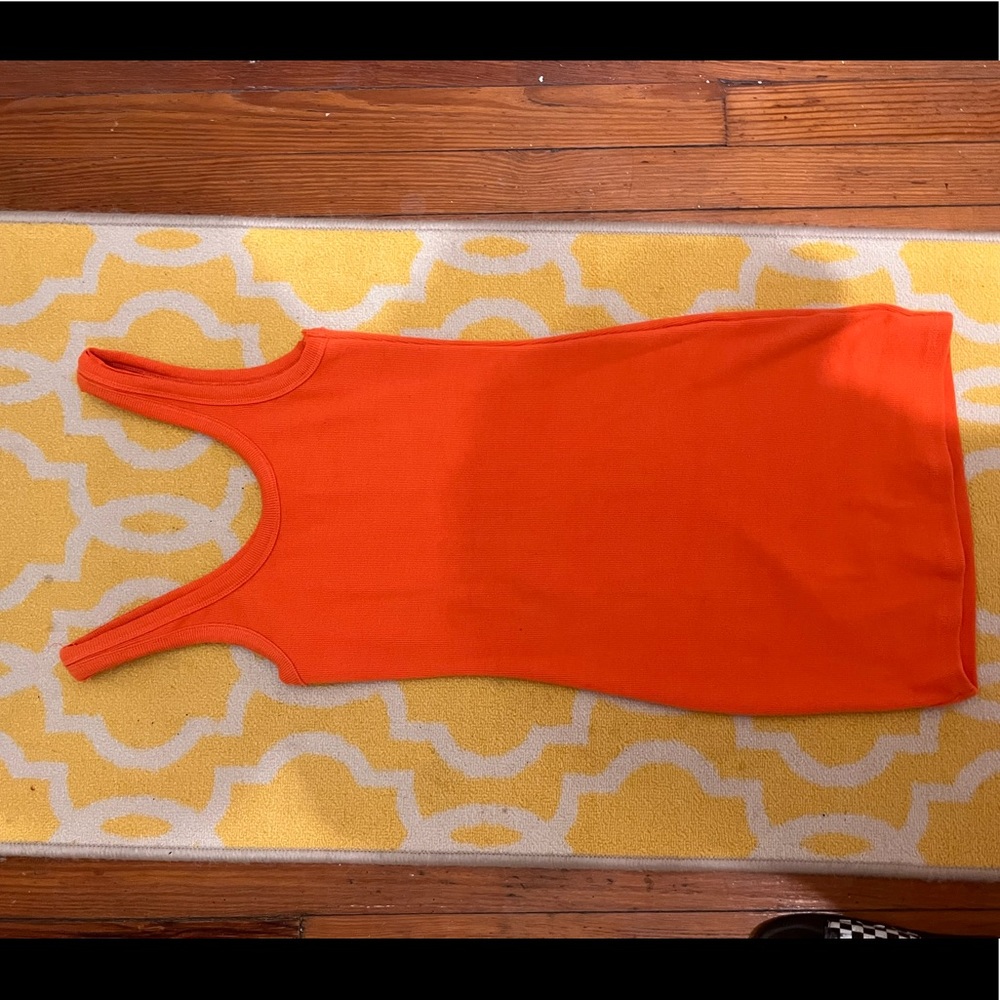 Orange Bodycon Dress